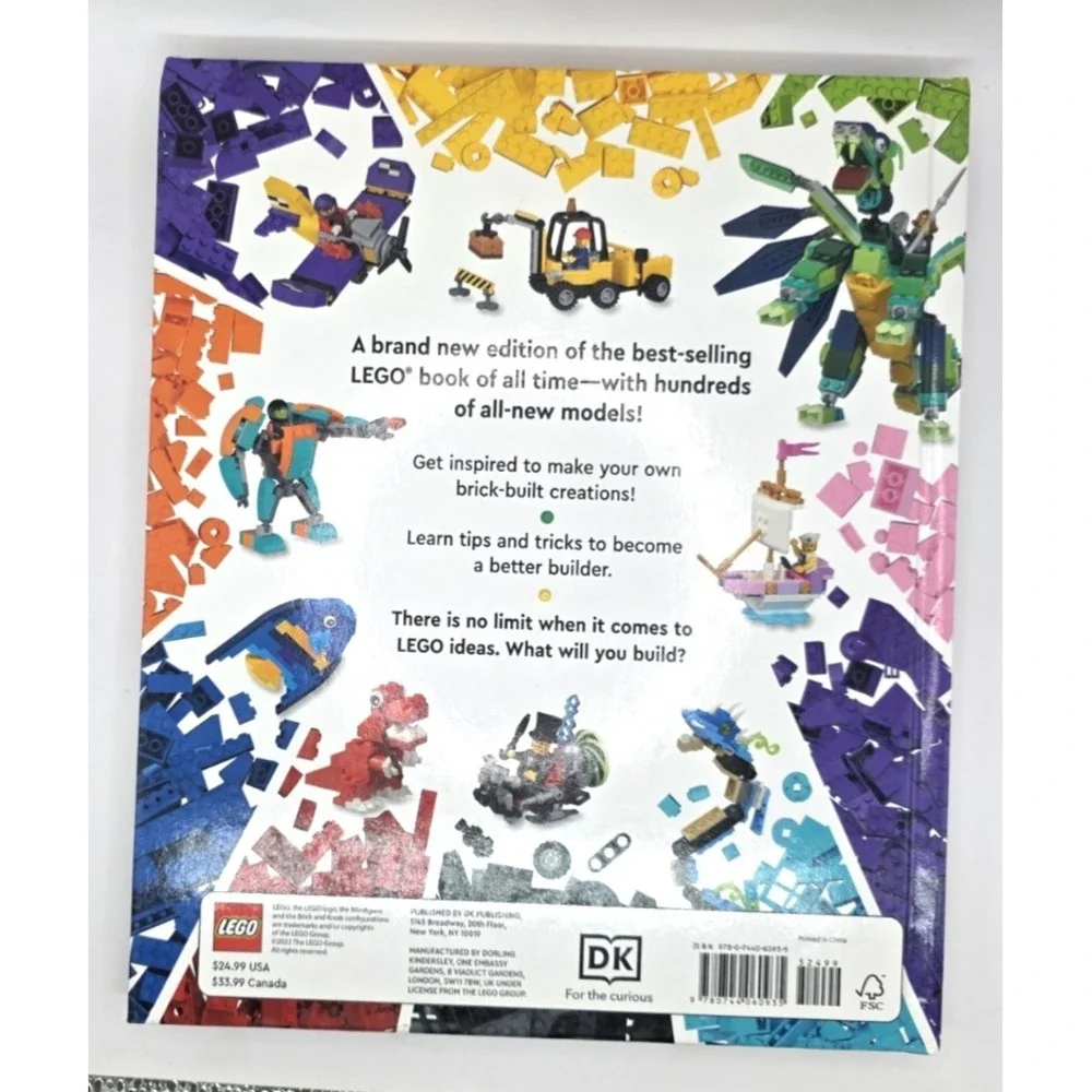 The LEGO Ideas Book You‎ Can Build Anything! All New Models 2022 Edition EUC